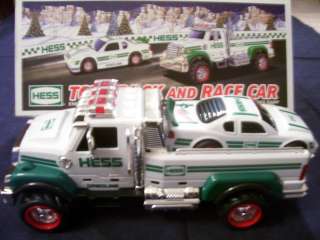 2011 HOLIDAY HESS TOY TRUCK AND RACE CAR COLLECTIBLE  