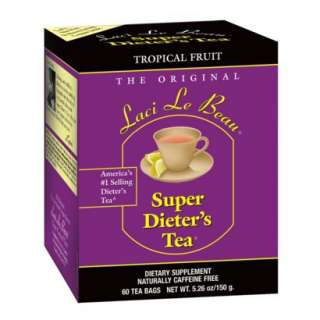   Laci Super Dieters Tea  Tropical Fruit 60ct box.Opens in a new window