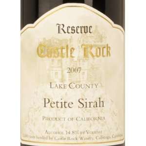  2007 Castle Rock Petite Sirah Reserve 750ml Grocery 