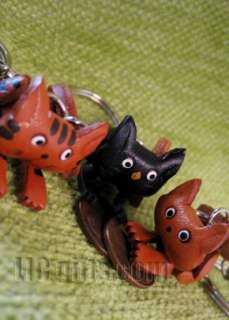  Black Cat Key chains * SITTING * VANCA Craft Petit Mini 