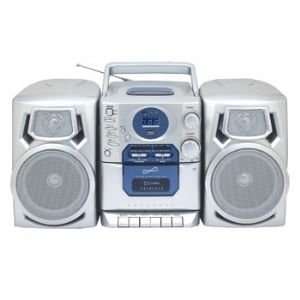   CD Player with Cassette Recorder, AM/FM Radio & USB Input  Players