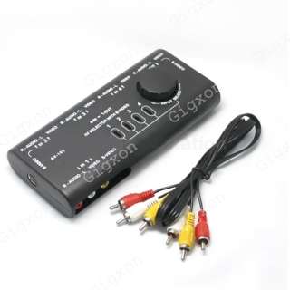 Input 1 Output AV Audio Video Signal Switcher  
