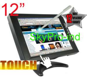 12 VGA TFT Touch Screen Monitor for Car PC/GPS F12  