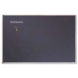 New Quartet PCA408B   Porcelain Black Chalkboard w/Aluminum Frame, 48 