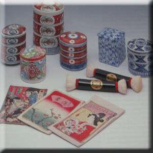 Daruma 25 Traditional Cosmetics Netsuke Ceramics  