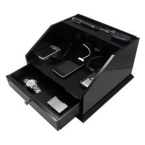    Deluxe Classic Charging Station Valet Black