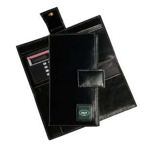  New York Jets Leather Checkbook Cover