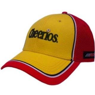 HAT CAP NASCAR RCR YELLOW RED BLACK CHEERIOS CEREAL RACING #33 CLINT 