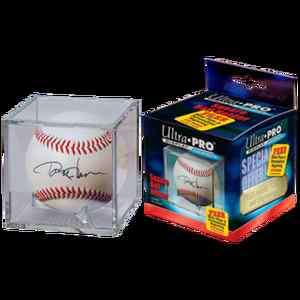   Ultra Pro Square Baseball Holder Cube Display Case with Cradle  