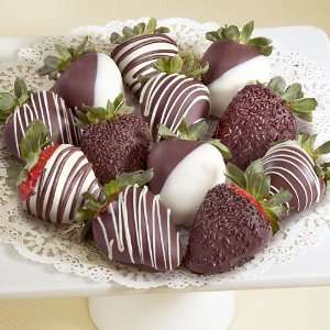 12 Golden State Chocolate Covered Strawberries