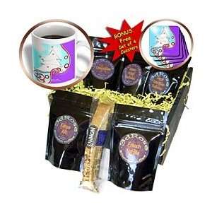 Milas Art Christmas   Purple and blue Christmas   Coffee Gift Baskets 