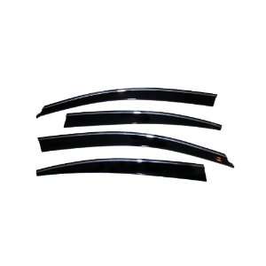   Seamless Ventvisor Chrome Window Deflector Set   4 Piece Automotive