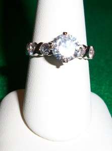 Avon Sterling Silver .925 Cubic Zirconia Solitaire Ring  
