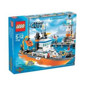  LEGO 7739 City Coast Guard Patrol Boat and Tower Toys 