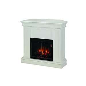 Classic Flame Phoenix Wall and Corner Electric Fireplace in White 