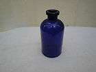 8oz Apothecary Blue Colored Glass Bottle    Jars Vases Bottles