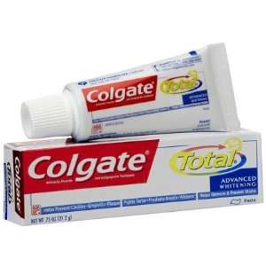 Colgate Total Advanced White Toothpaste 0.75 oz, Trial Size (Quantity 