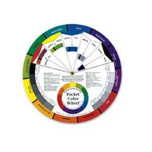  Color Wheel Mixing Guide Color selector 5 1/8 inch wheel 