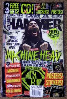 METAL HAMMER + CD Locust Exclusive MACHINE HEAD September 2011 