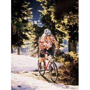 Mountain Bike Rider, Whistler Resort, British Columbia, Canada Giclee 