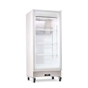  Commercial Refrigerator, 1 Glass Door, 22 Cu. Ft., White 