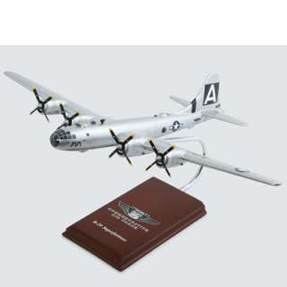   DESK TOP DISPLAY MODEL AIRPLANE WITH WALNUT AND METAL STAND AND