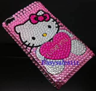   Touch 4 4th 4G Hello Kitty Bling Diamond Case Crystal Rhinestone Cover
