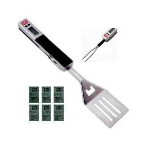   barbecue tool with digital cooking thermometer.