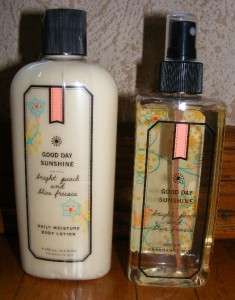   Secret Good Day Sunshine Body Mist and Body Lotion NEW Lot of 2  