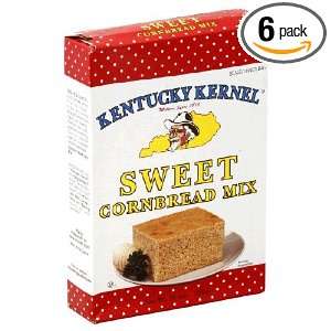 Kentucky K Cornbread Mix Sweet, 10 Ounce Boxes (Pack of 6)  