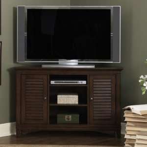   481 52 Corner 54 TV Stand in Amaretto Furniture & Decor