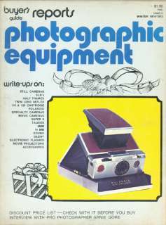  equipment buyer s guide reports winter 1974 1975 write ups on still 