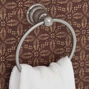    Country Collection Towel Ring   Satin Nickel