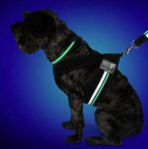 Get Seen At Night   Safety Dog Harness LUNABRITE   XXS   XXL  