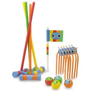  Happy Giddy Croquet Set   (Child) Toys & Games