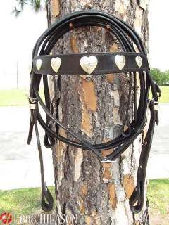 WESTERN DRAFT LEATHER TACK HORSE BRIDLE HEADSTALL REINS  