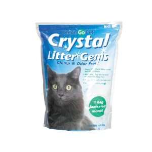  Clean Go Pet Crystal Odor Absorbing Cat Litter Gems 4lbs 4 