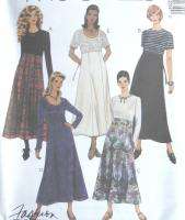 Misses High Waisted Dress Pattern McCalls 8523 Easy New  