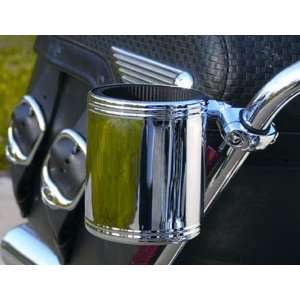  Rivco Motorcycle Chrome Cup Holder Handlebar Switch Mount 