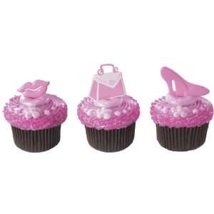 Pretty in Pink Cupcake Toppers   24 Picks   Eligible for  Prime