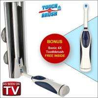 Touch N Brush DLX Chrome Toothpaste Dispenser + Bonus Sonic 4X 