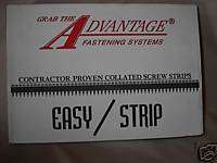 Drywall screws collated screw strips  