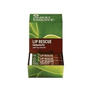  Desert Essence Lip Balm, Tea Tree Oil Rescue (24 x .15 OZ 