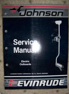 1988 Johnson Evinrude CC Electric Outboard Manual C  