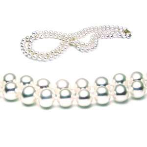   White Freshwater Cultured Pearl Necklace Augustina Jewelry Jewelry