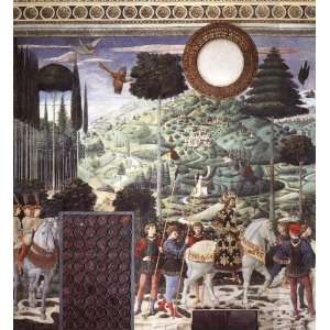 FRAMED oil paintings   Benozzo Gozzoli   24 x 26 inches   Procession 