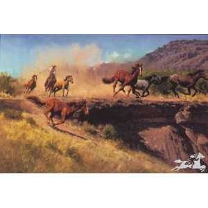  Mustangs of the Santa Maria (Le) by Bill Owen. Size 0 