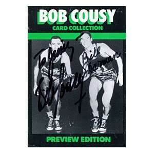  Bob Cousy & Bill Sharman Autographed / Signed 1992 Cousy 