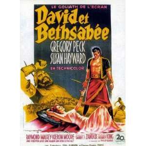 David and Bathsheba Poster Movie French (11 x 17 Inches   28cm x 44cm 