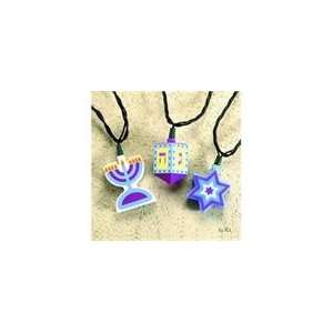  Set of 10 Star of David, Dreidel & Menorah Chanukah 